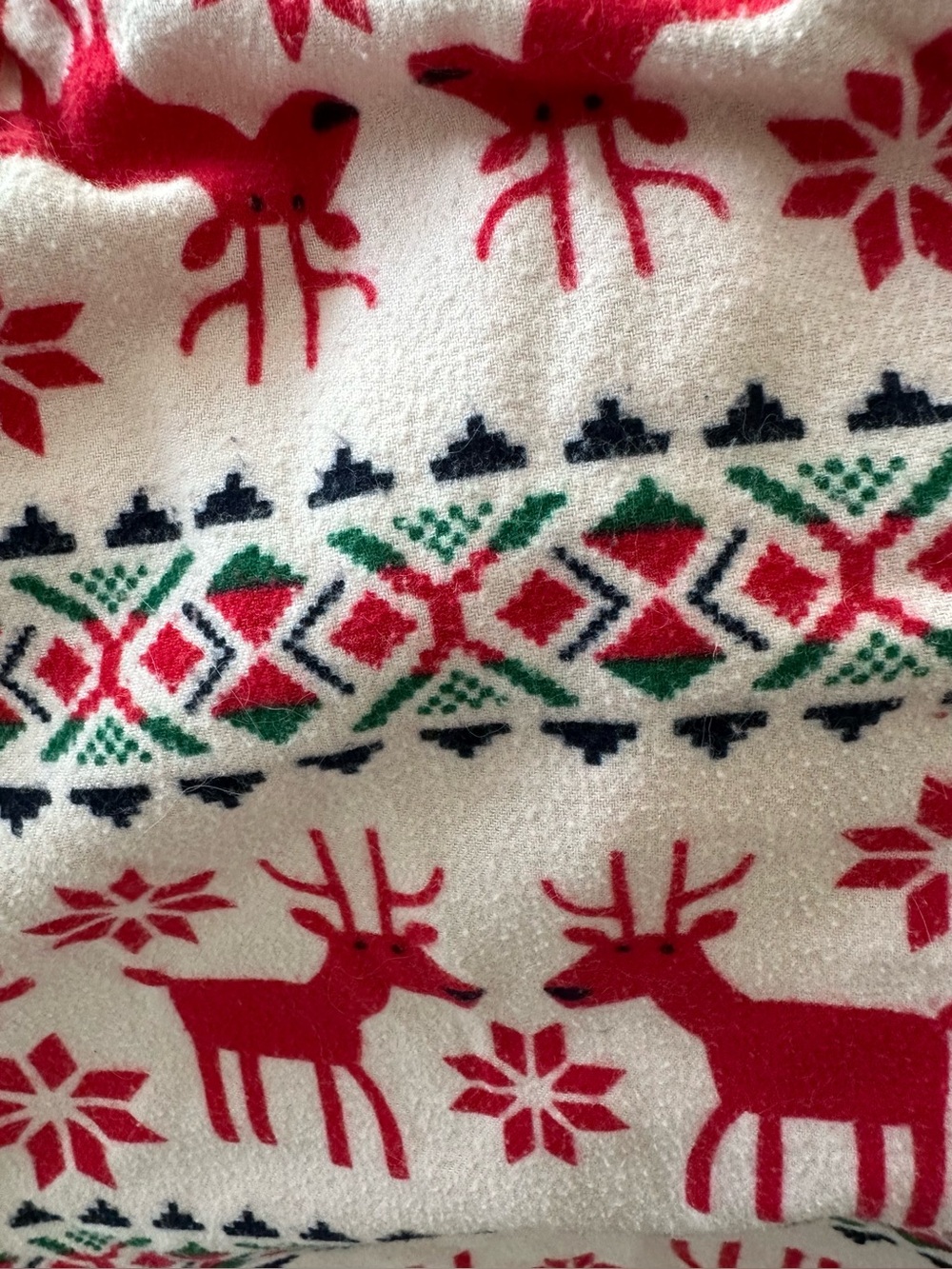Hanna Andersson Unisex Dear Deer Flannel Pajama Pants Sz L - Picture 5 of 5